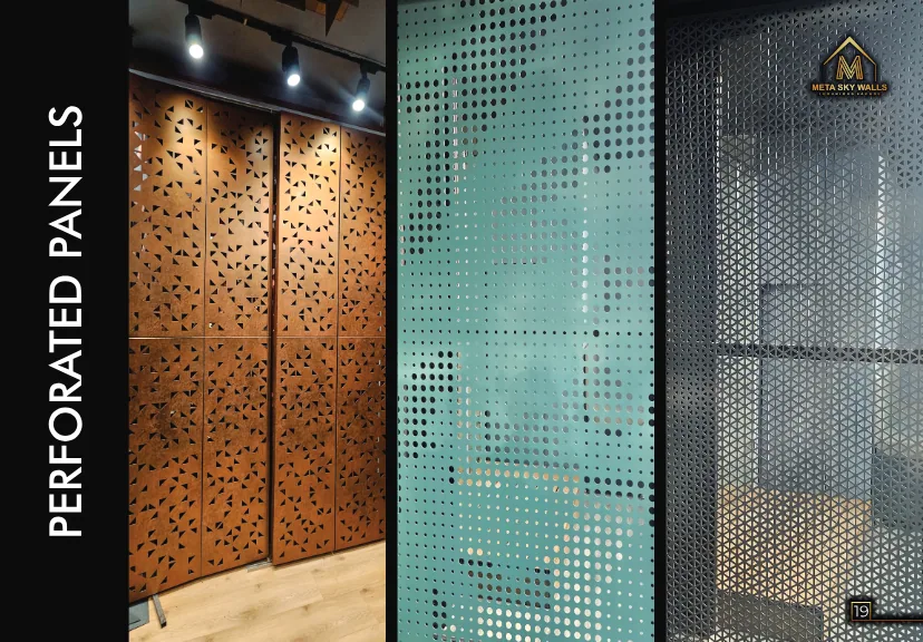 CNC perforated panel screen