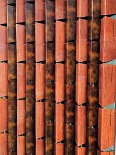 Leaf coin perforated panel
