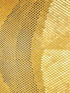 Libas brass perforated panel