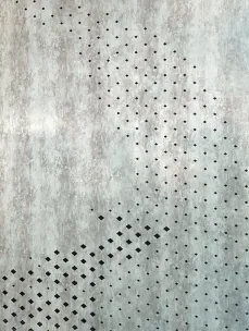 Micro perforated concrete-finish panel